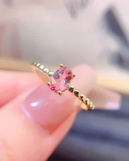 Natural Tourmaline Classic Oval Ring