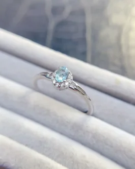 Natural Gemstone Oval Trio Ring