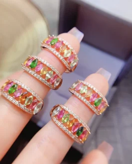 Natural Tourmaline Marquise Ring