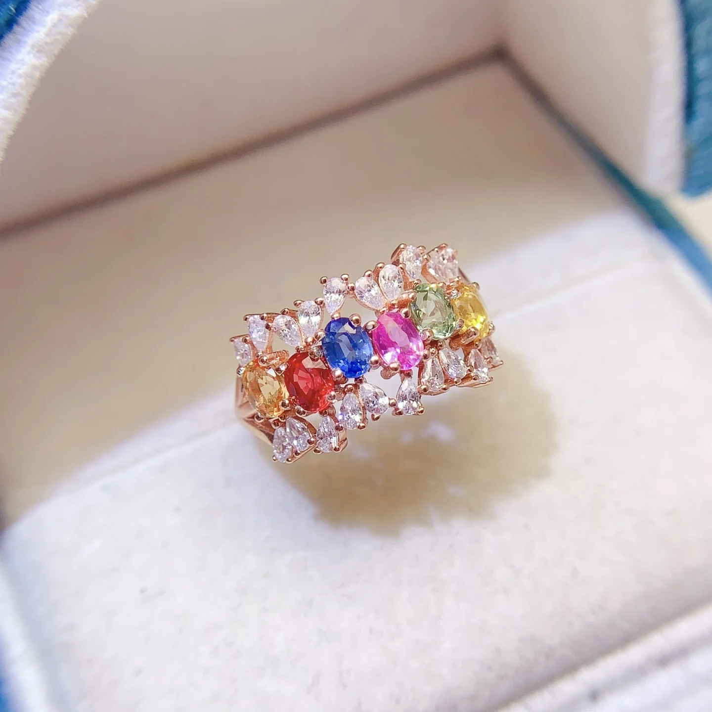 Natural Gemstone Oval Ring - view 6