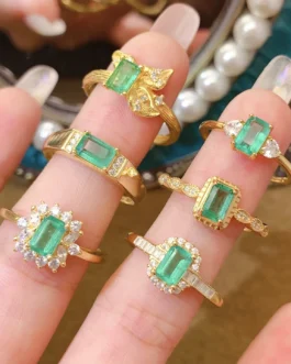 Natural Emerald Multi-Style Ring