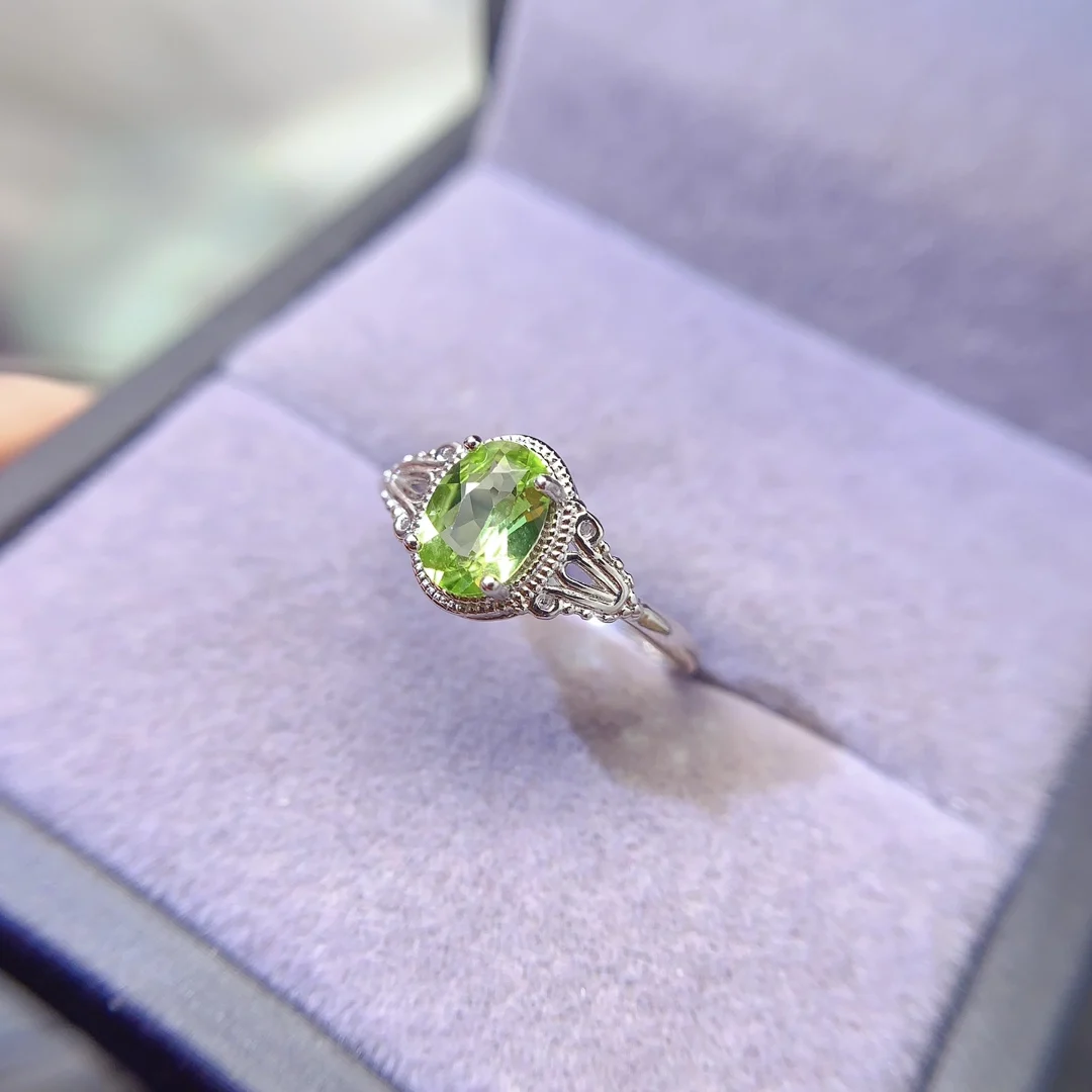 Natural Citrine Colour Trio Ring - view 6