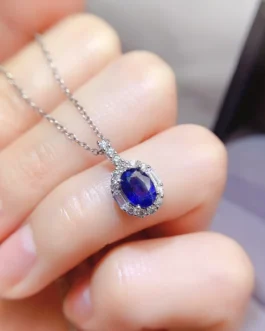 Natural Sapphire Petite Pendant