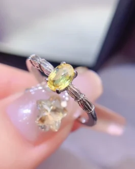 Natural Yellow Sapphire Classic Ring