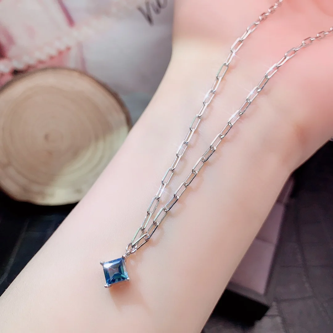 Natural Topaz Dainty Pendant - view 4