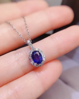 Natural Sapphire Petite Pendant
