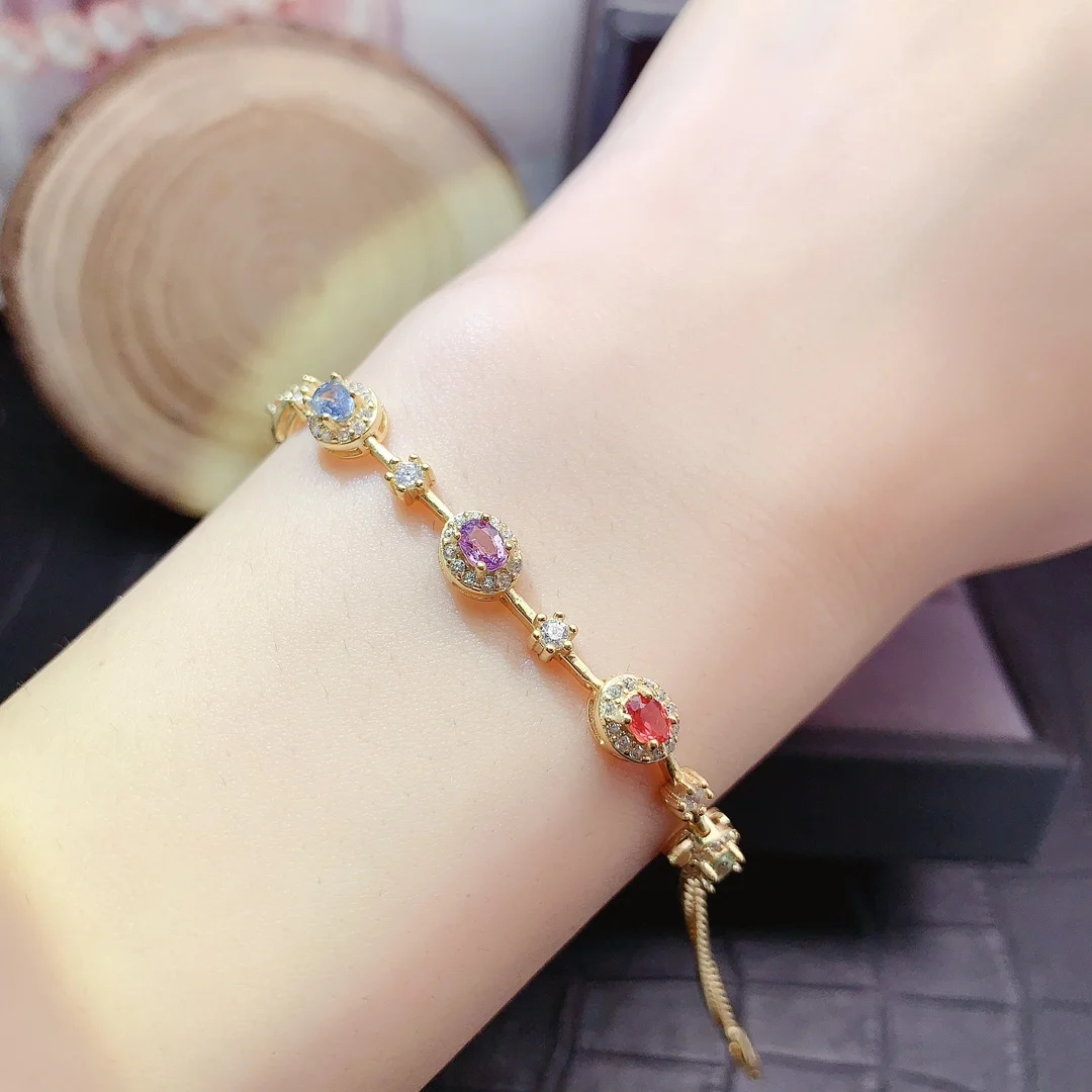 Natural Sapphire Timeless Bracelet - view 2