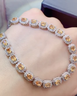 Natural Sapphire Dainty Bracelet