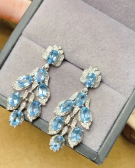 Natural Topaz Luxe Earrings