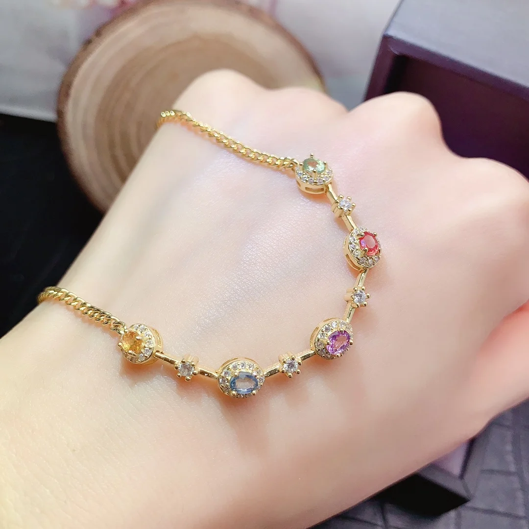 Natural Sapphire Timeless Bracelet - view 4