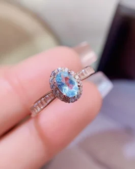 Natural Apatite Classic Vintage Ring