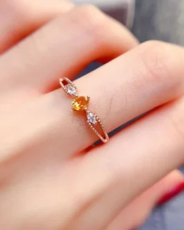 Natural Gemstone Petite Colour Ring
