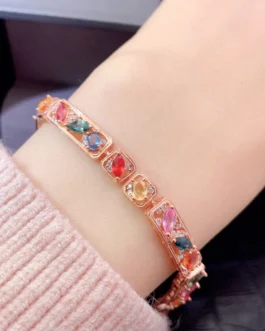 Natural Sapphire Graceful Bracelet