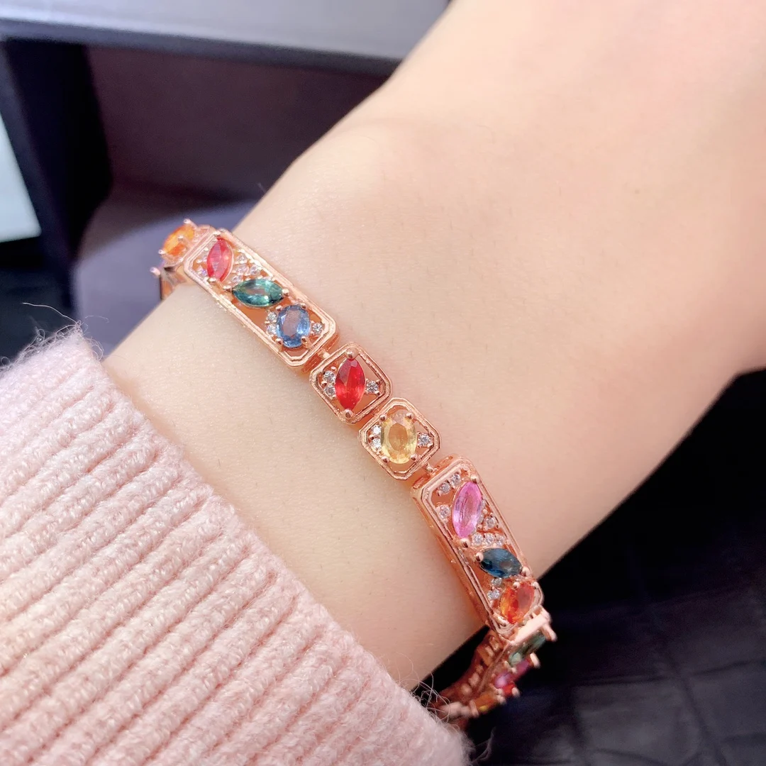 Natural Sapphire Graceful Bracelet - view 1