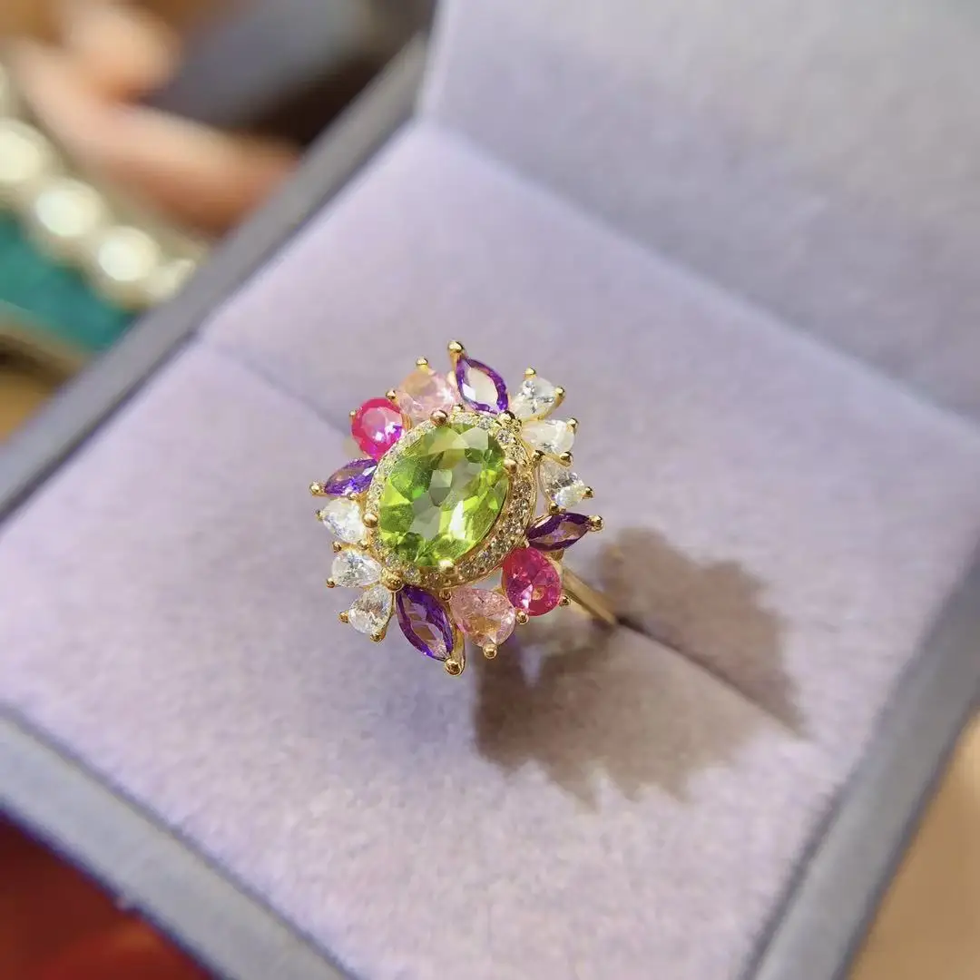 Natural Peridot Dreamy Jewelry Set - view 5