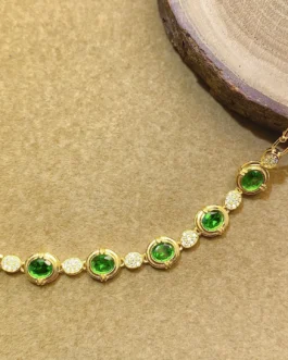 Natural Diopside Elegant Bracelet