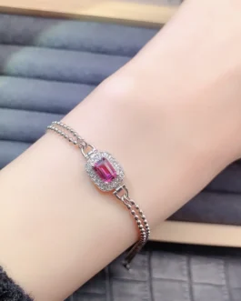 Natural Garnet Vintage Bracelet
