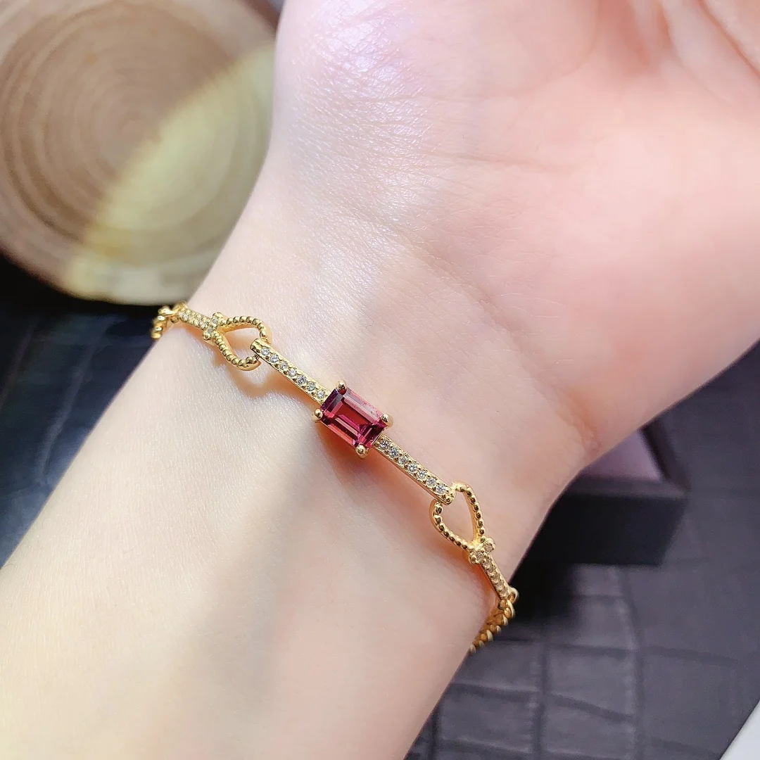 Natural Garnet Timeless Bracelet - view 1