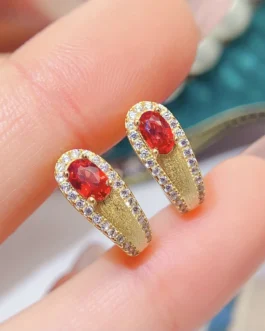 Natural Sapphire Earrings