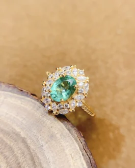 Natural Gemstone Dual Colour Ring
