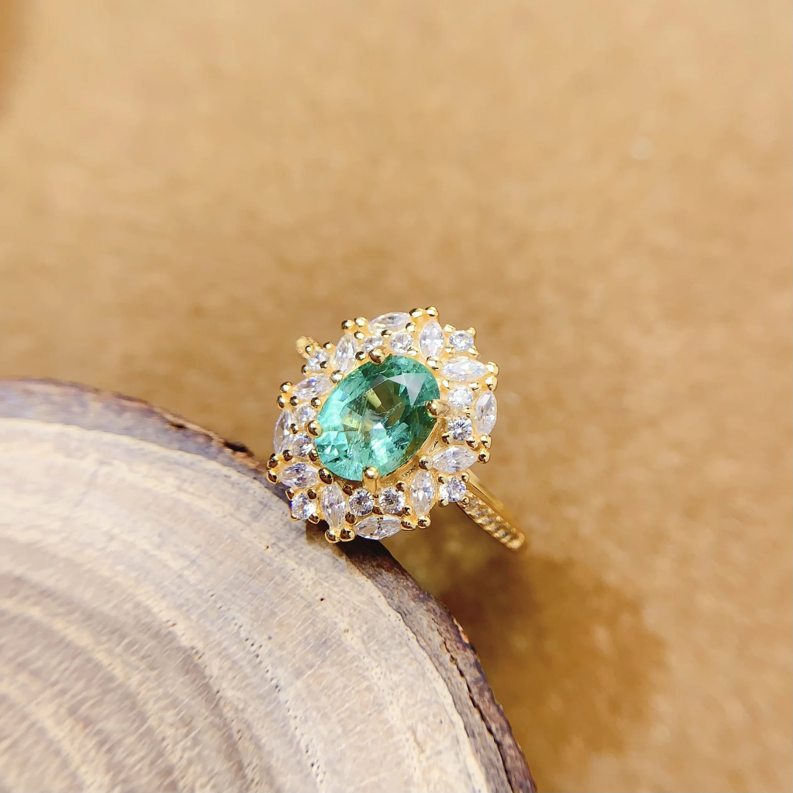 Natural Gemstone Dual Colour Ring - view 1