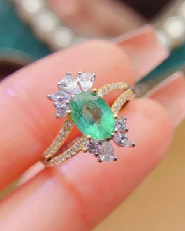 Gothic Oval Gemstone Ring