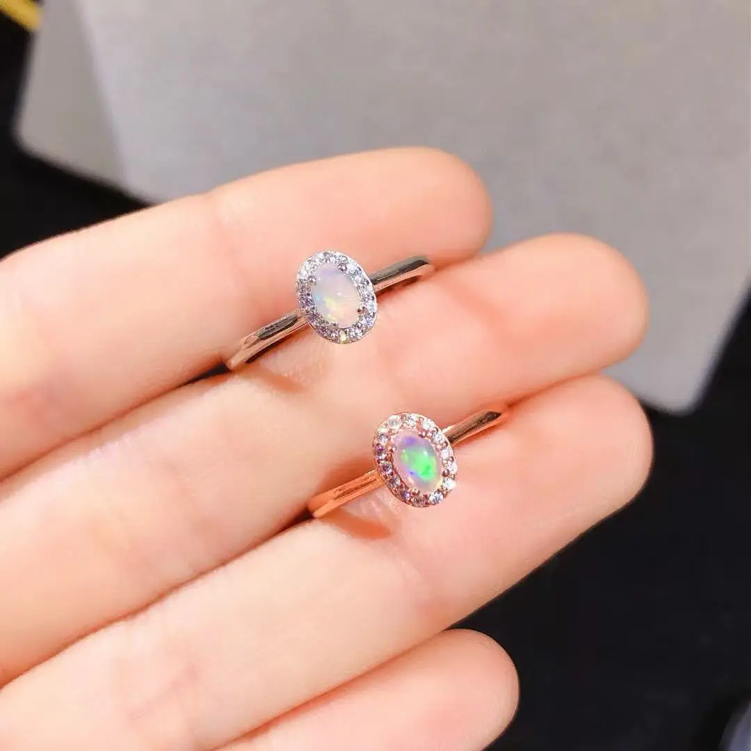 Natural Opal Prong Set Ring - view 1