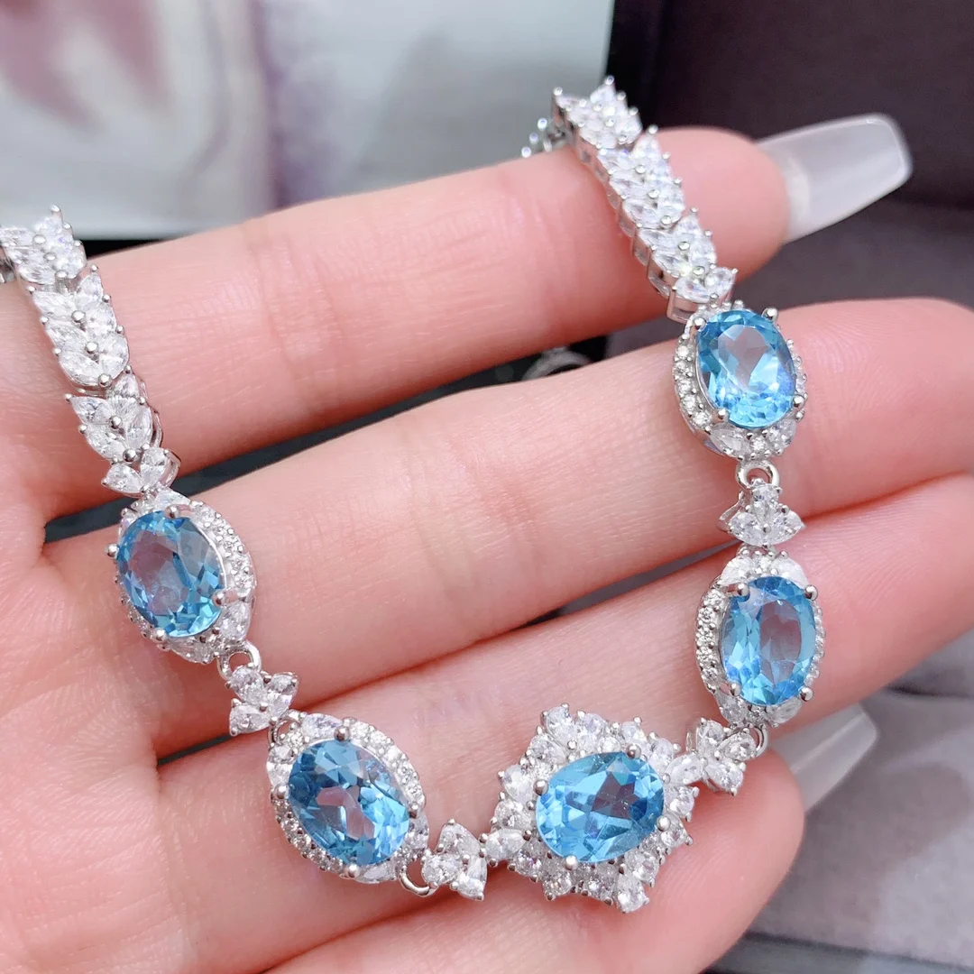 Natural Topaz Dainty Bracelet - view 1