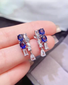 Natural Sapphire Classic Earrings