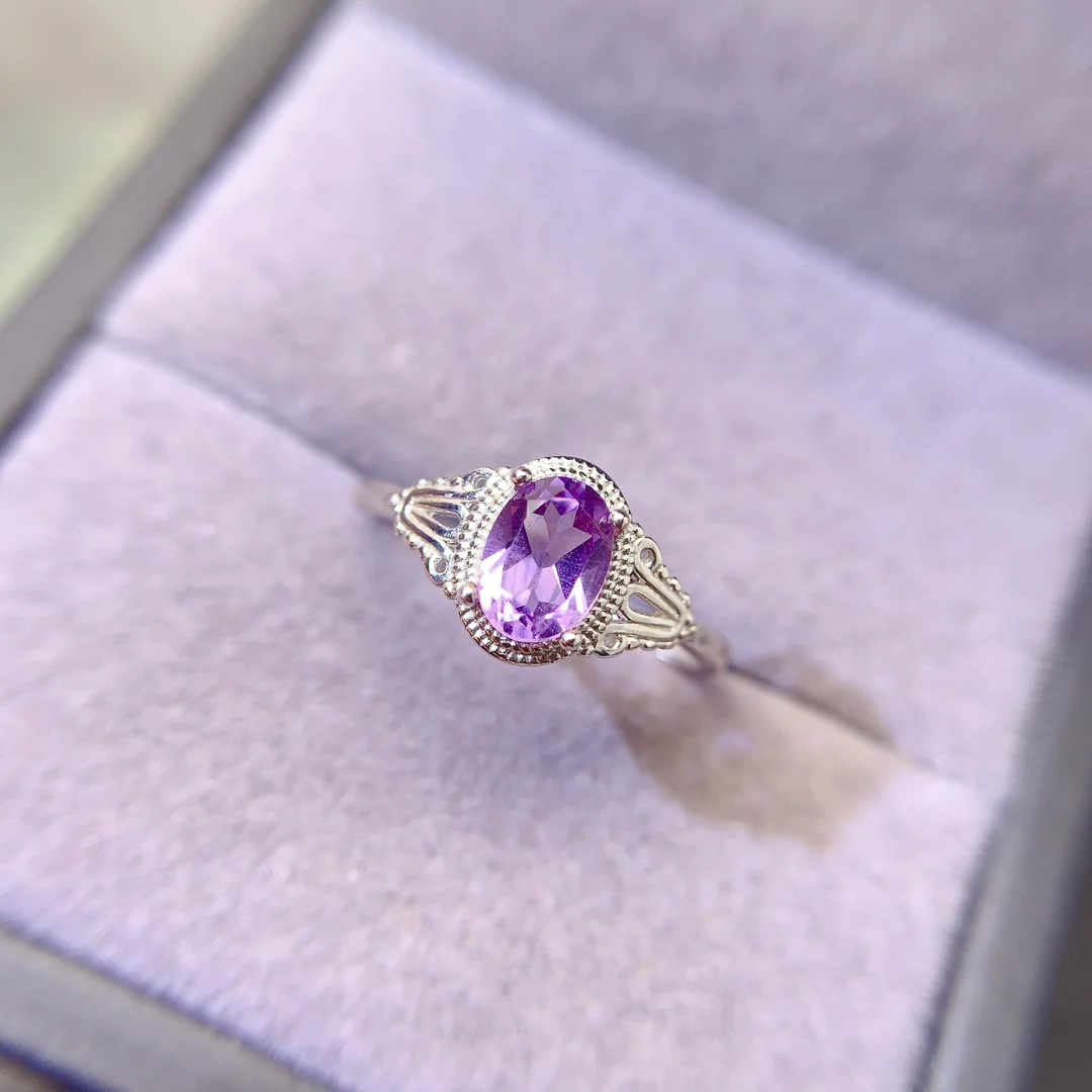 Natural Citrine Colour Trio Ring - view 3