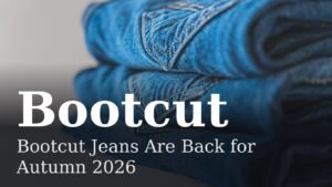 Read more about the article Bootcut Jeans Are Back for Autumn 2026