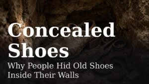 Read more about the article Why People Hid Old Shoes Inside Their Walls