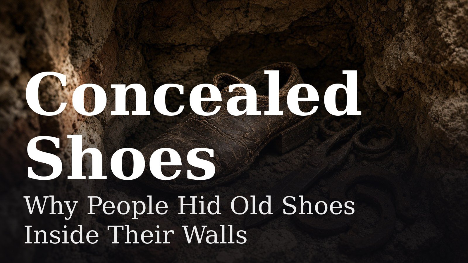 Read more about the article Why People Hid Old Shoes Inside Their Walls