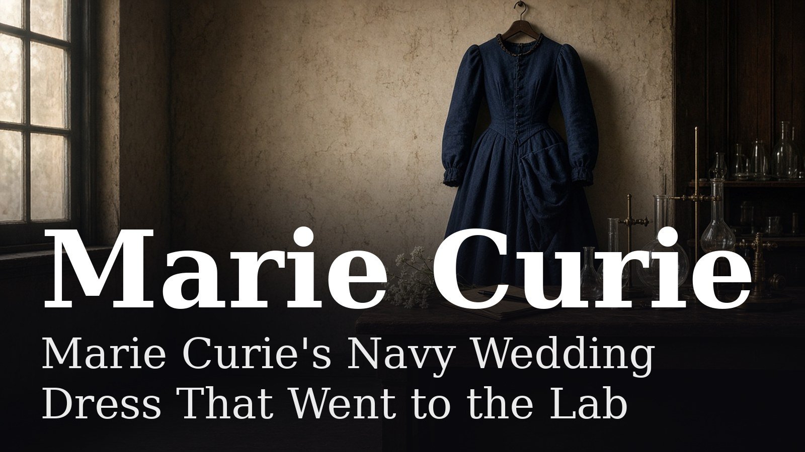 Read more about the article Marie Curie’s Navy Wedding Dress That Went to the Lab