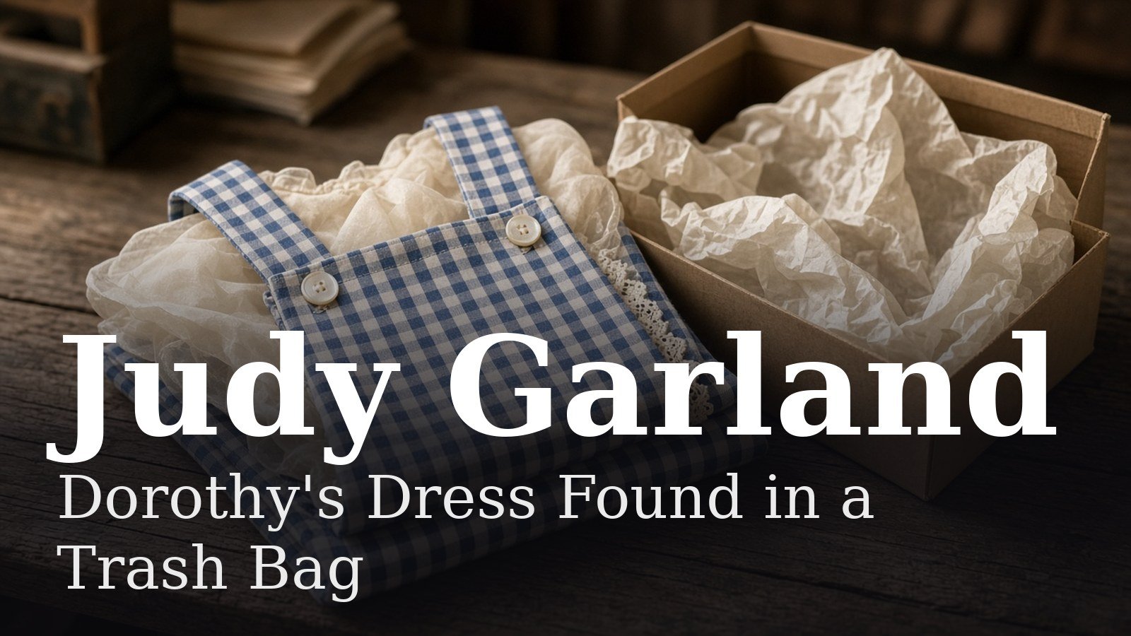 Read more about the article Dorothy’s Dress Found in a Trash Bag
