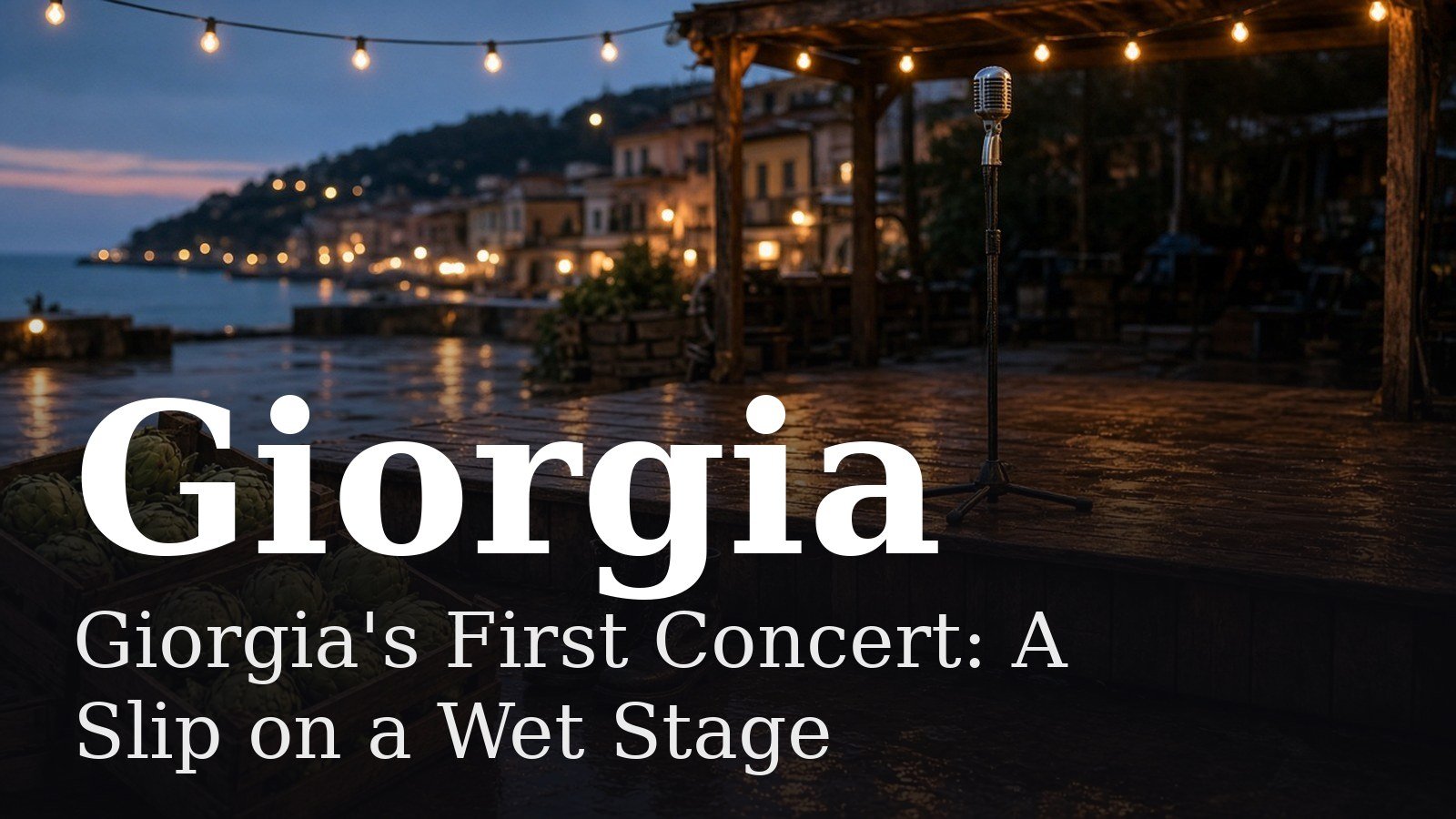 You are currently viewing Giorgia’s First Concert: A Slip on a Wet Stage