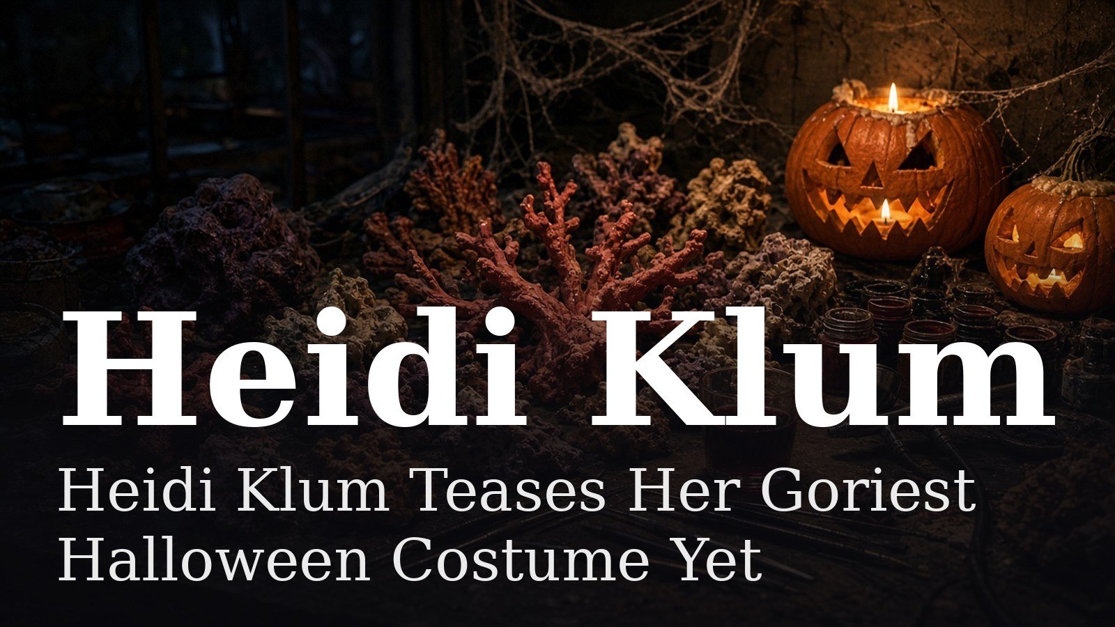 You are currently viewing Heidi Klum Teases Her Goriest Halloween Costume Yet