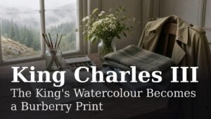 Read more about the article The King’s Watercolour Becomes a Burberry Print