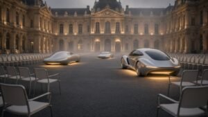 Read more about the article Louis Vuitton Closes Paris Fashion Week with Lightness at the Louvre