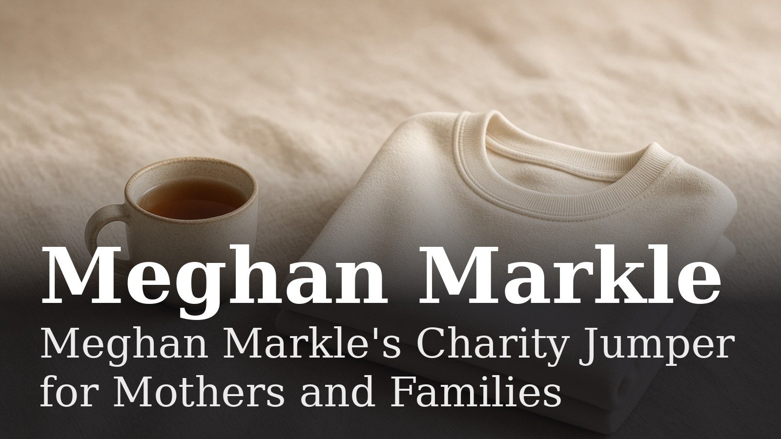 Read more about the article Meghan Markle’s Charity Jumper for Mothers and Families