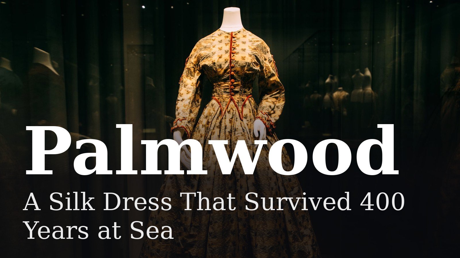 Read more about the article A Silk Dress That Survived 400 Years at Sea