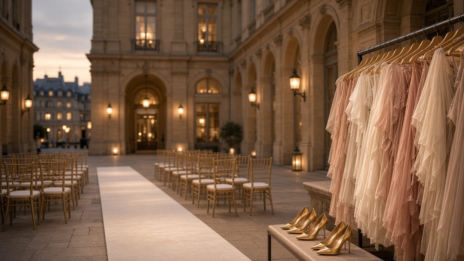 Read more about the article Paris Fashion Week Spring 2027: Lightness, Skirts and Golden Shoes