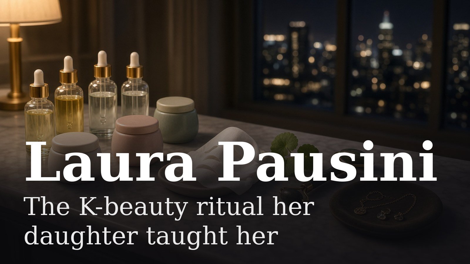 Read more about the article Laura Pausini’s K-Beauty Ritual, Learnt from Her Daughter