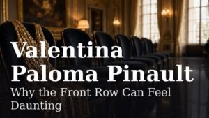 Read more about the article Valentina Paloma Pinault: Why the Front Row Can Feel Daunting
