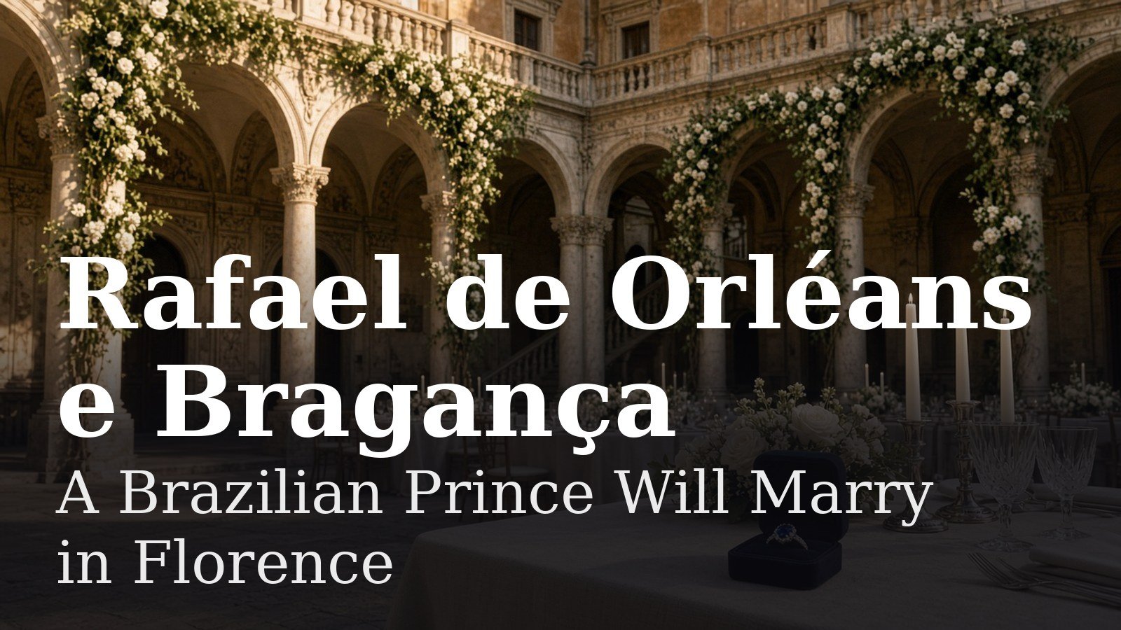 Read more about the article A Brazilian Prince Will Marry in Florence