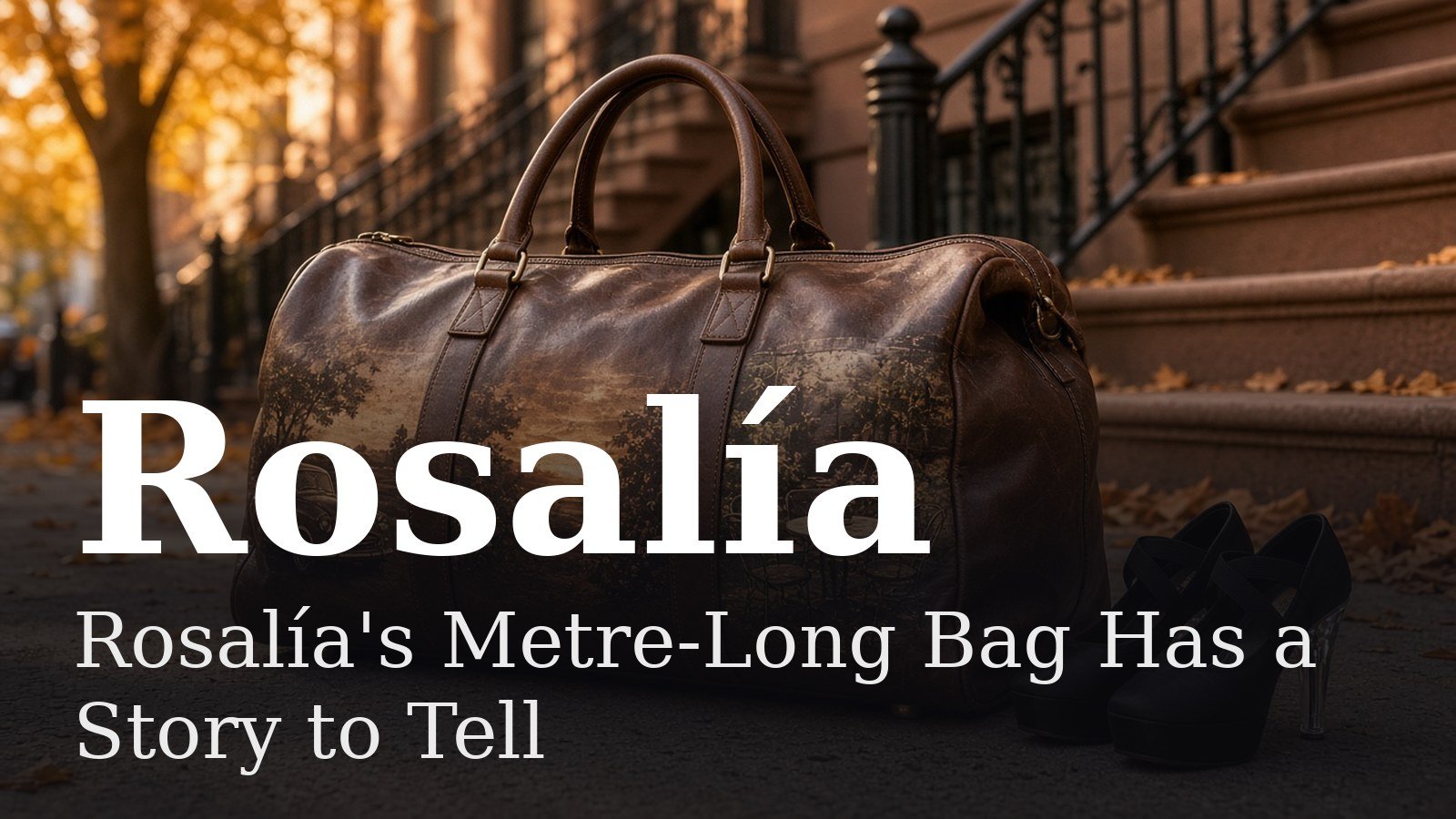 Read more about the article Rosalía’s Metre-Long Bag Has a Story to Tell