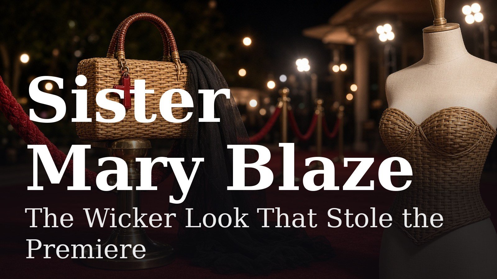 Read more about the article Sister Mary Blaze and the Wicker Look That Stole the Premiere