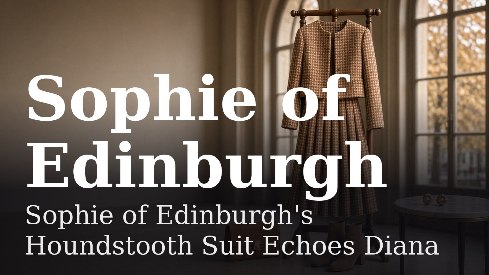 You are currently viewing Sophie of Edinburgh’s Houndstooth Suit Echoes Diana