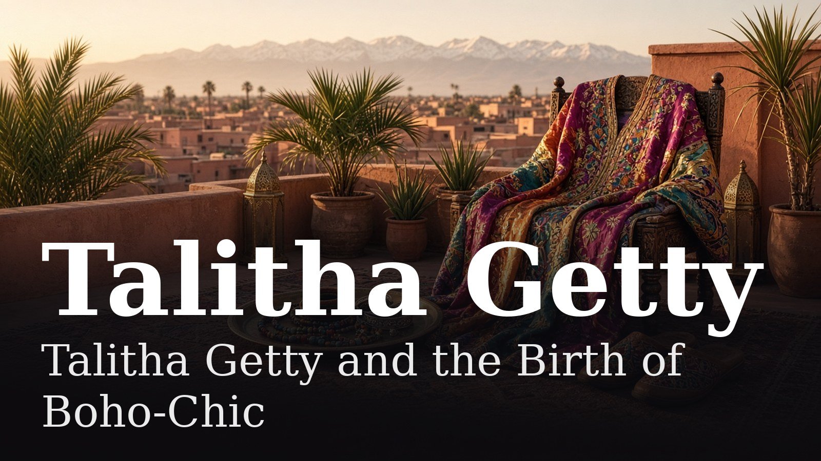 Read more about the article Talitha Getty and the Birth of Boho-Chic