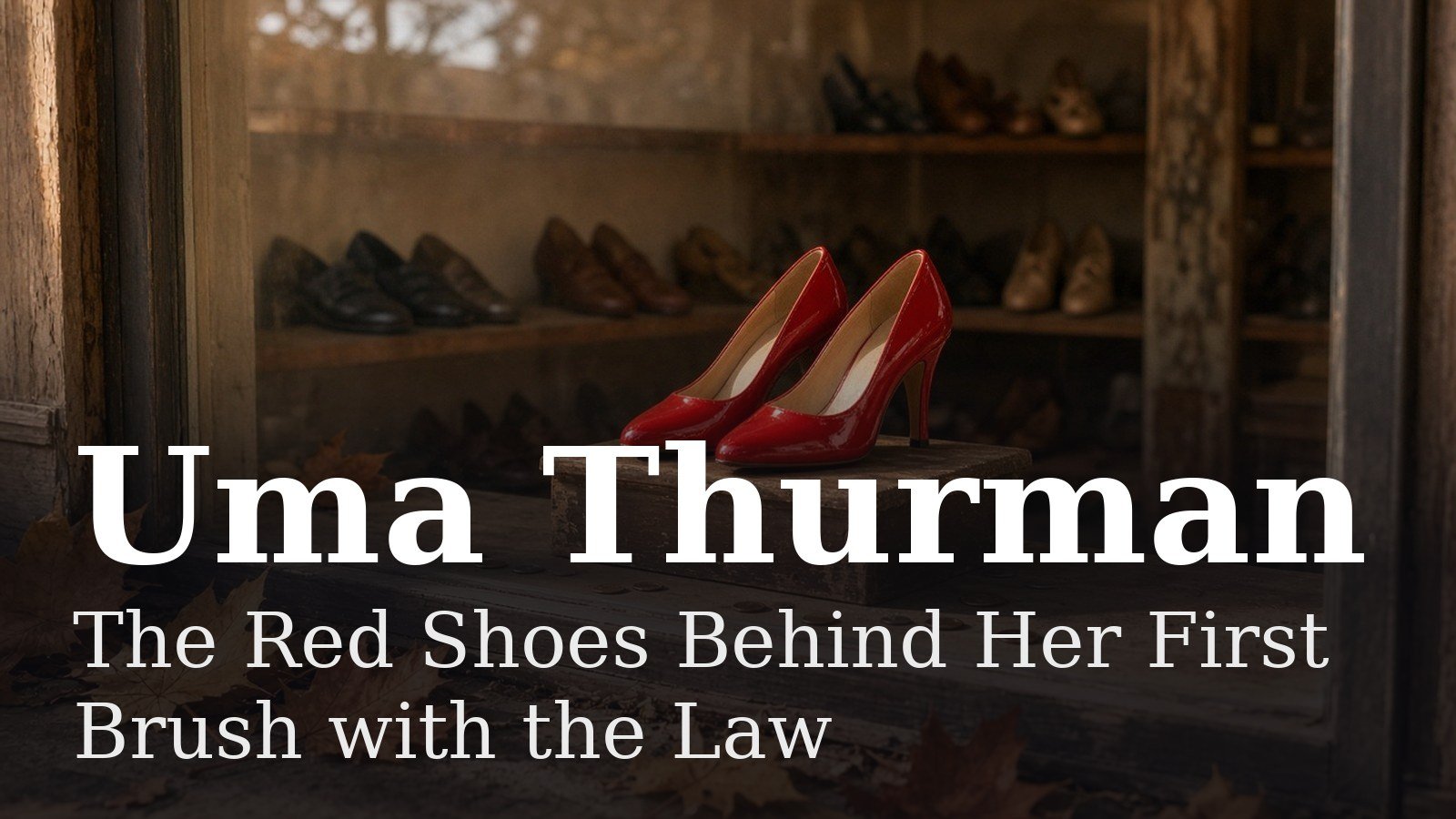 Read more about the article Uma Thurman’s Red Shoes and Her First Brush with the Law
